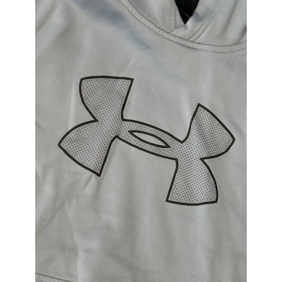 Under Armour Men's Small Gray Pullover Hoodie Long Sleeve Athletic Sweatshirt - Picture 3 of 10